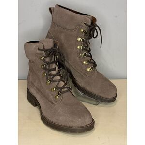 Born Women's Codi Waterproof Suede Hiking Boot BR0031217 Taupe Size 9M NWOT